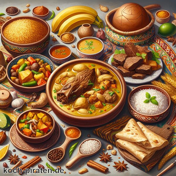 Typisch malinesisches Essen - traditionelle malinesische Gerichte