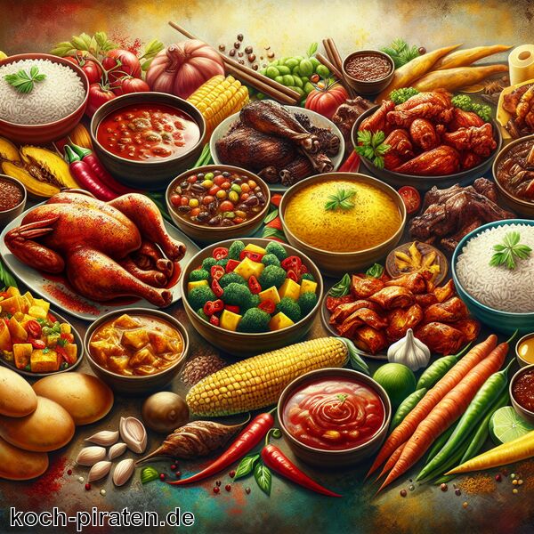 Typisch jamaikanisches Essen - traditionelle jamaikanische Gerichte