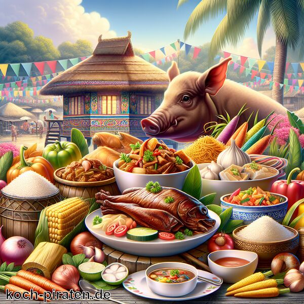 Typisch philippinisches Essen - traditionelle philippinische Gerichte