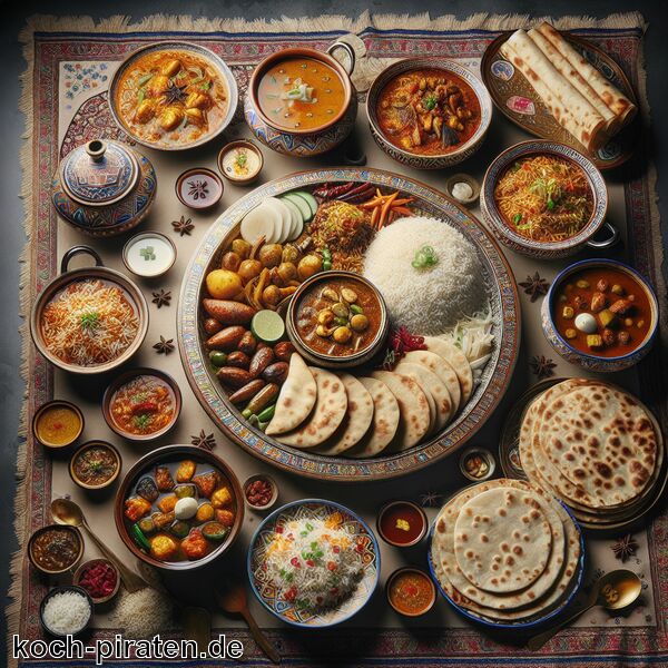 Typisch pakistanisches Essen - traditionelle pakistanische Gerichte