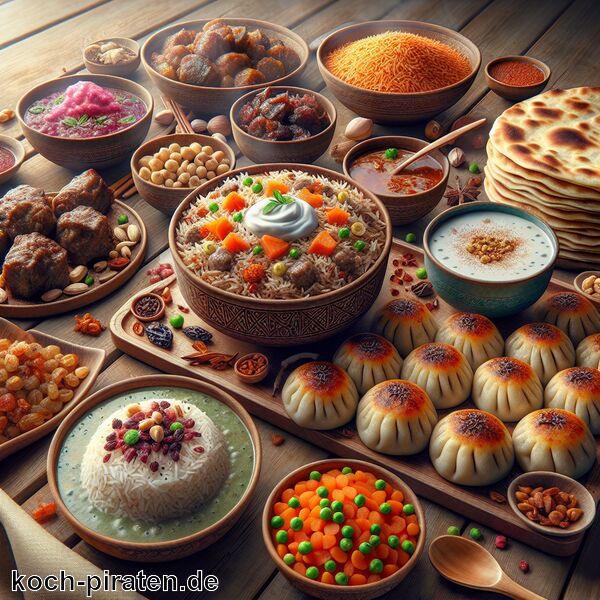Typisch afghanisches Essen - traditionelle afghanische Gerichte