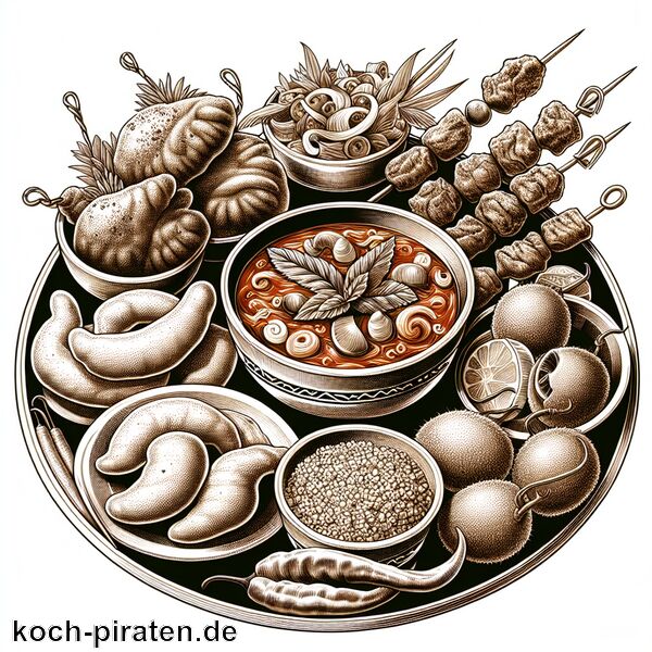 Typisch bolivianisches Essen - traditionelle bolivianische Gerichte