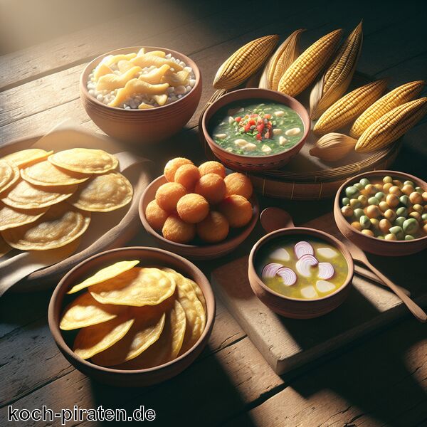 Typisch salvadorianisches Essen - traditionelle salvadorianische Gerichte