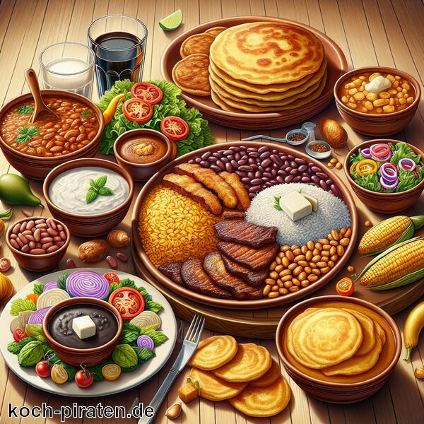 Typisch costa-ricanisches Essen - traditionelle costa-ricanische Gerichte