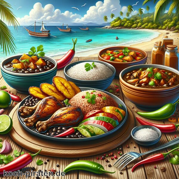 Typisch karibisches Essen - traditionelle karibische Gerichte