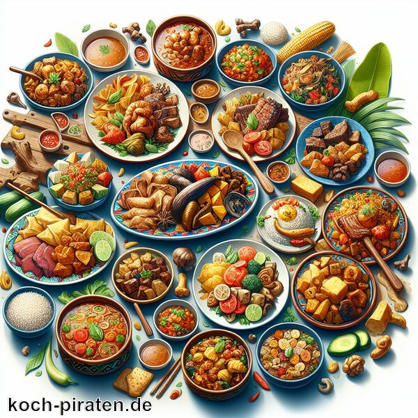 Typisch sambisches Essen - traditionelle sambische Gerichte