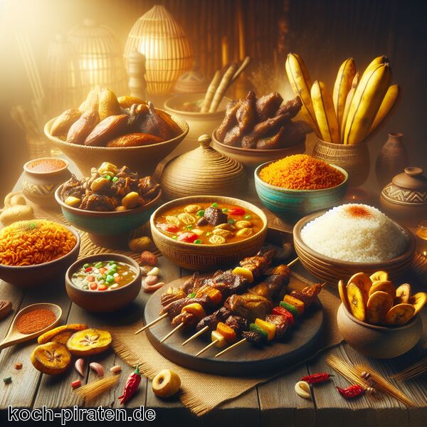 Typisch nigerisches Essen - traditionelle nigerische Gerichte