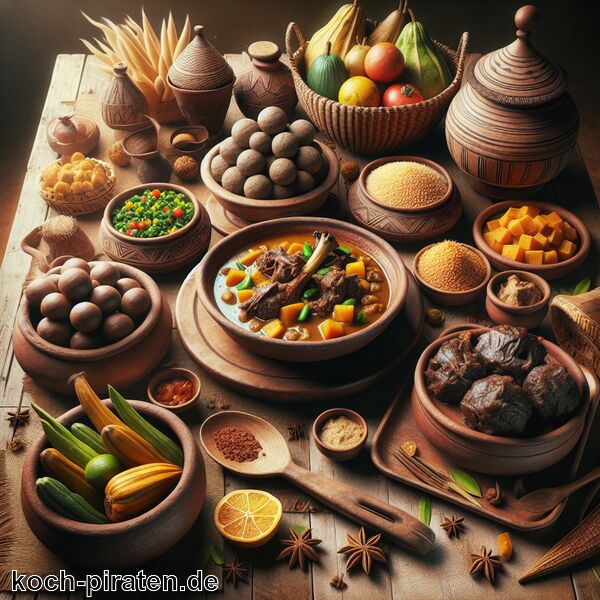 Typisch tschadisches Essen - traditionelle tschadische Gerichte