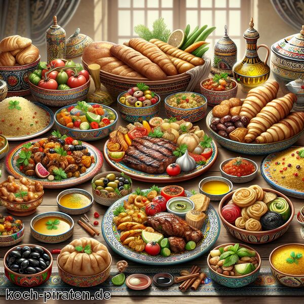 Typisch libysches Essen - traditionelle libysche Gerichte