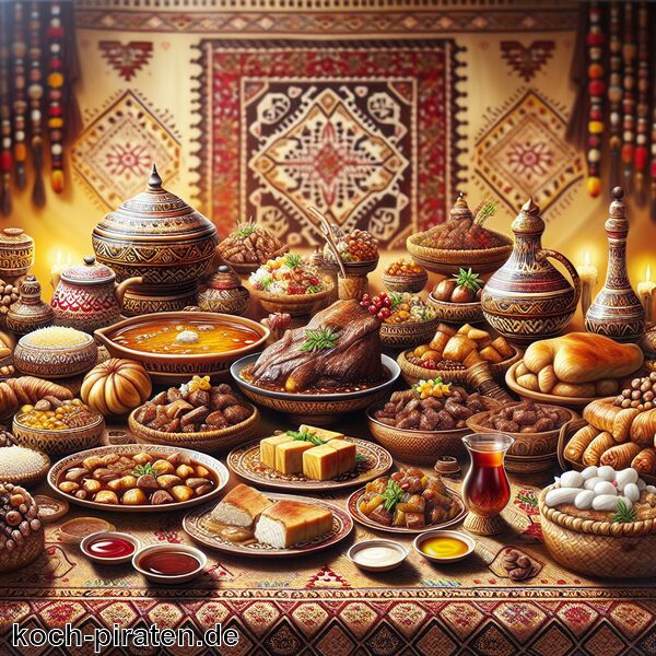 Typisch jemenitisches Essen - traditionelle jemenitische Gerichte