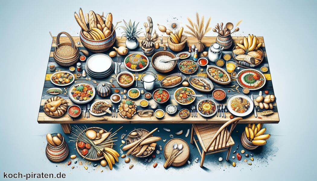 Chapati: Fladenbrot aus Weizenmehl - Typisch ugandisches Essen - traditionelle ugandische Gerichte