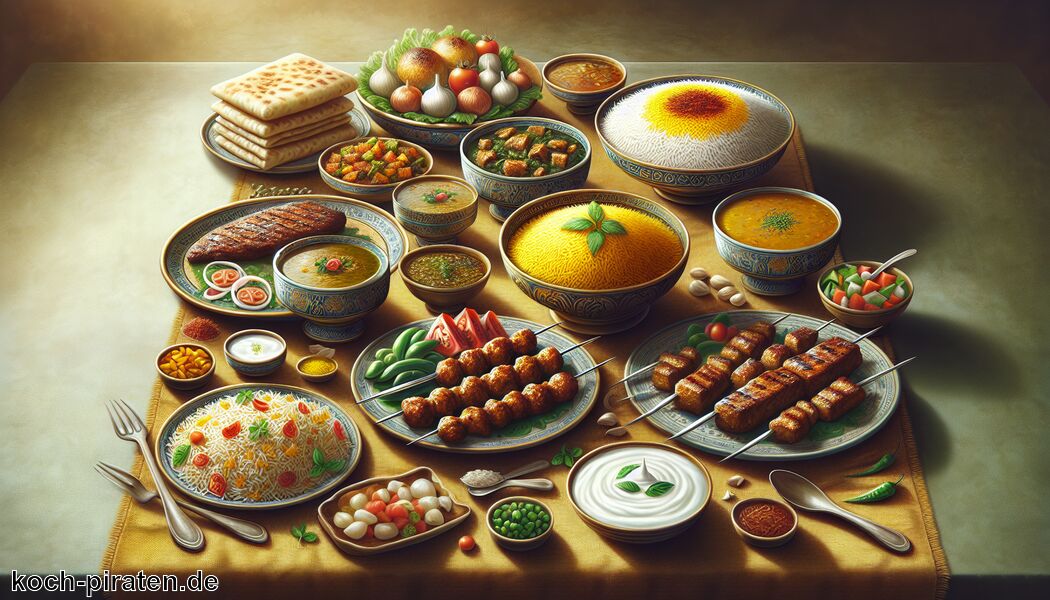Dizi: Lamm- und Kichererbseneintopf - Typisch iranisches Essen - traditionelle iranische Gerichte