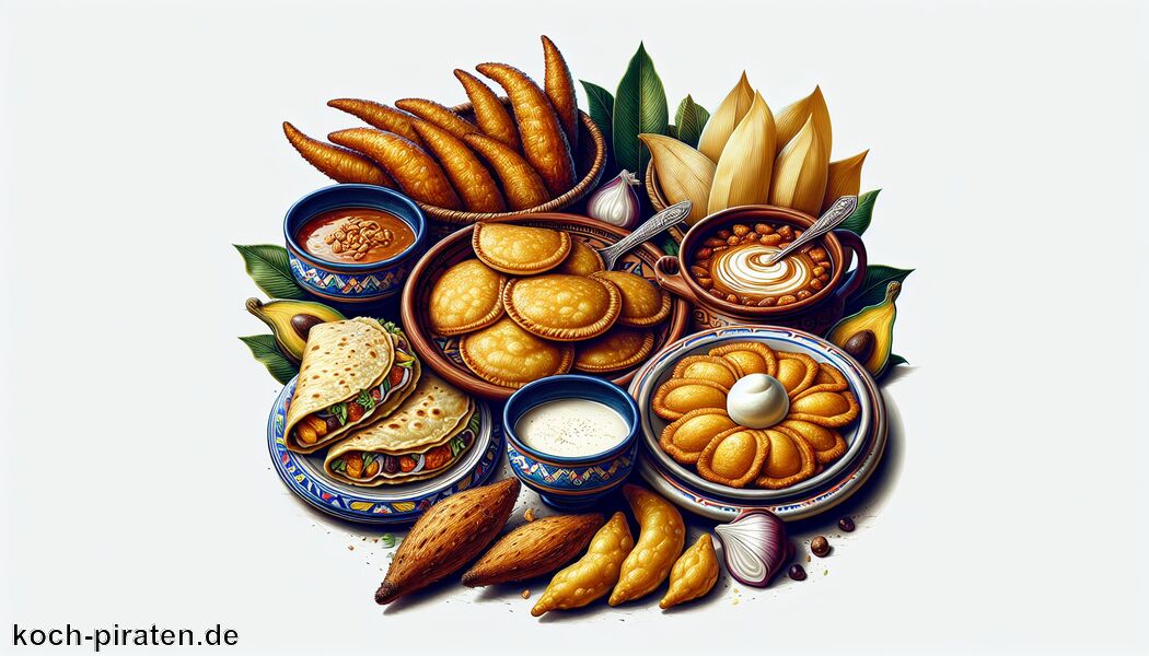 Tamales: gedämpfte Maisteigpakete gefüllt mit Hühnchen - Typisch salvadorianisches Essen - traditionelle salvadorianische Gerichte