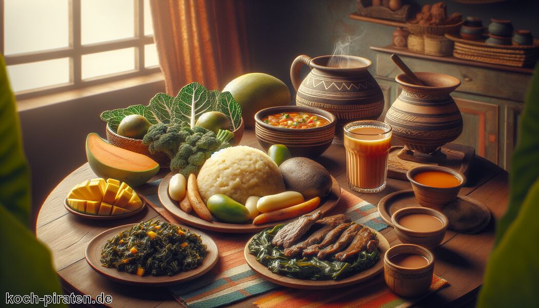 Githeri: Bohnen-Mais-Eintopf, traditionelle Kikuyu-Speise - Typisch kenianisches Essen - traditionelle kenianische Gerichte