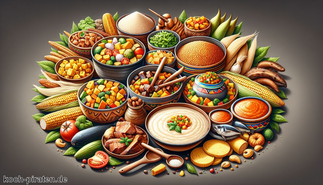 Nyama: Fleischgericht, oft gegrillt oder gekocht - Typisch sambisches Essen - traditionelle sambische Gerichte