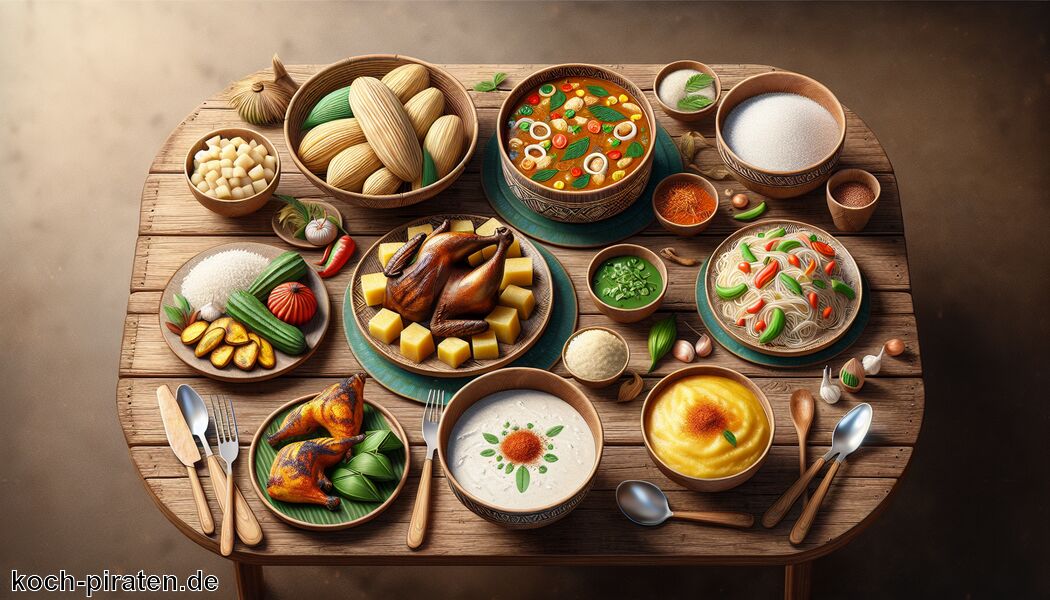 Camarão: Gegrillte oder gebratene Garnelen mit Gewürzen - Typisch mosambikanisches Essen - traditionelle mosambikanische Gerichte