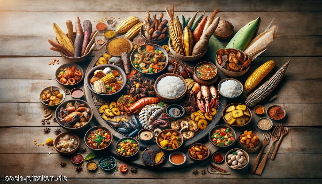 Garba: Attiéké mit frittiertem Thunfisch - Typisch ivorisches Essen - traditionelle ivorische Gerichte