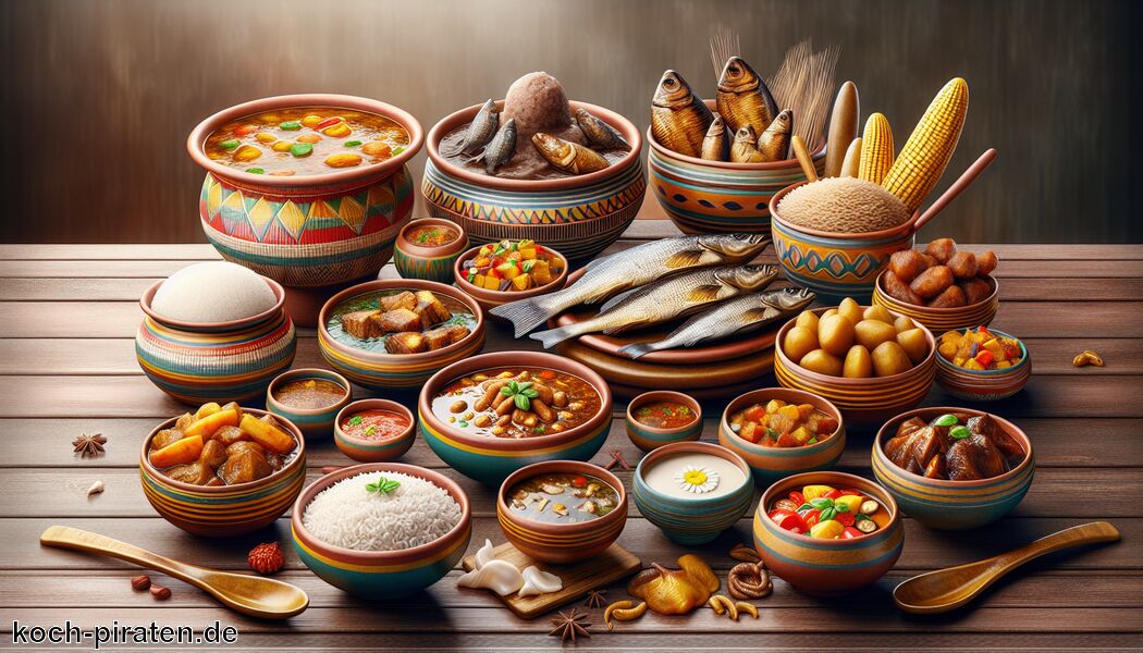 Red Red: Bohnen-Eintopf mit Palmöl und Fisch - Typisch ghanaisches Essen - traditionelle ghanaische Gerichte