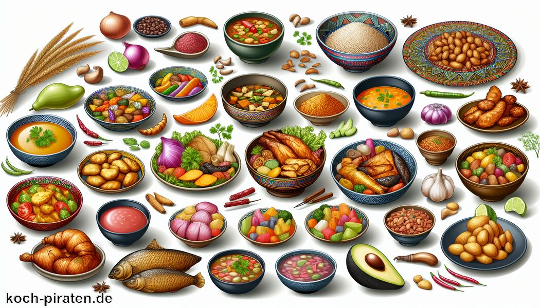 Brochettes: Fleischspieße oft mit Erdnusssoße - Typisch malinesisches Essen - traditionelle malinesische Gerichte