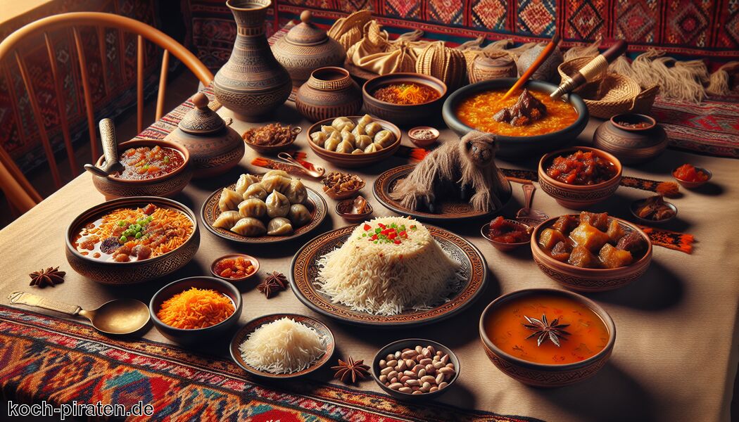 Qorma: Schmorgericht mit Fleisch und Gemüse - Typisch afghanisches Essen - traditionelle afghanische Gerichte