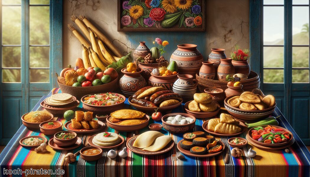 Pastelitos: Gebratene Teigtaschen, Fleisch oder Gemüse, gefüllt  - Typisch honduranisches Essen - traditionelle honduranische Gerichte