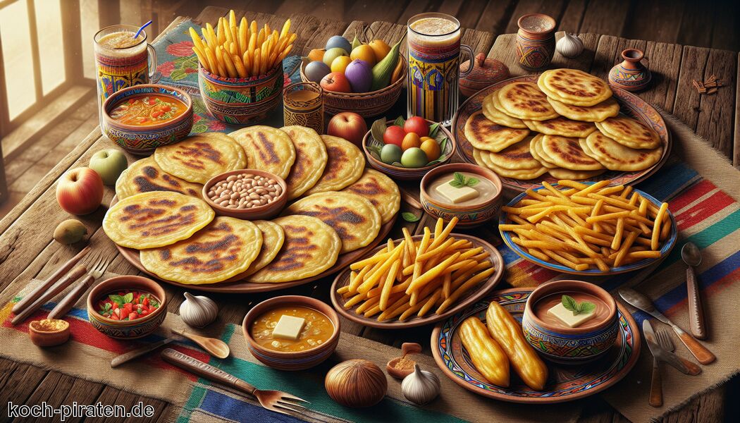 Pastelitos: frittierte Teigtaschen, meist mit Hackfleisch gefüllt - Typisch salvadorianisches Essen - traditionelle salvadorianische Gerichte