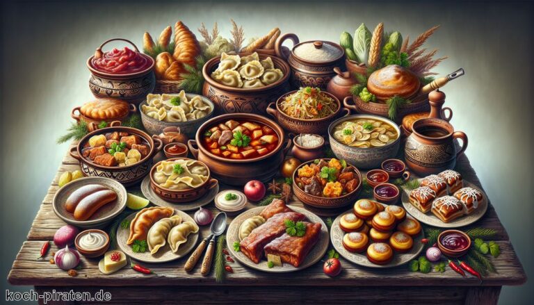 Typisch polnisches Essen - traditionelle polnische Gerichte - Koch Piraten