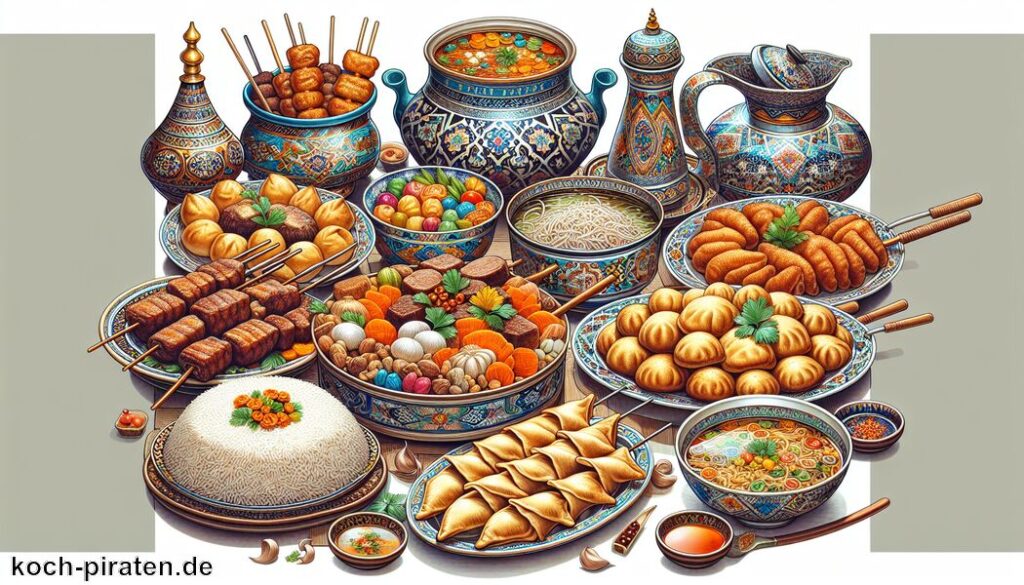Typisch usbekisches Essen - traditionelle usbekische Gerichte
