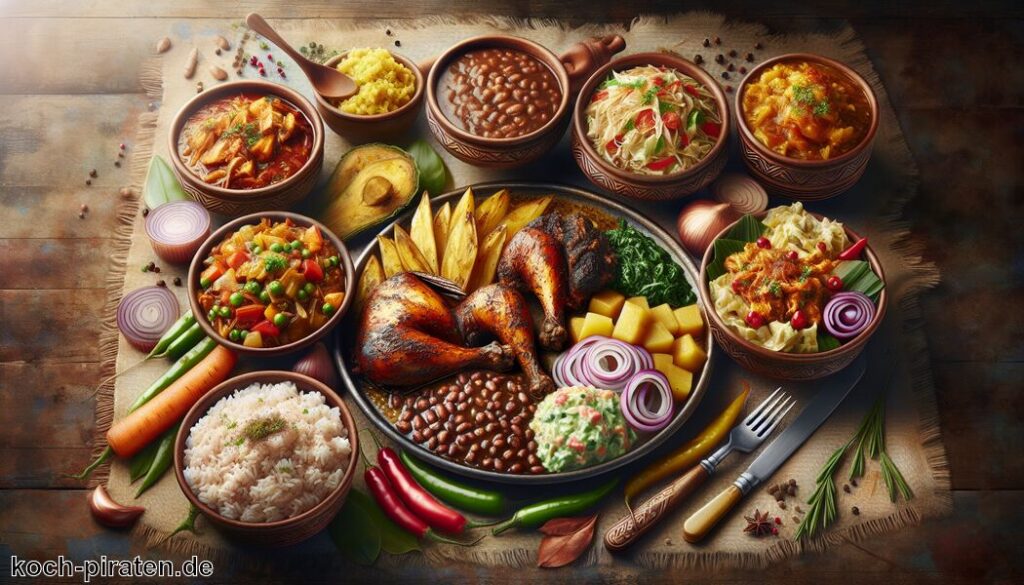 Typisch jamaikanisches Essen - traditionelle jamaikanische Gerichte