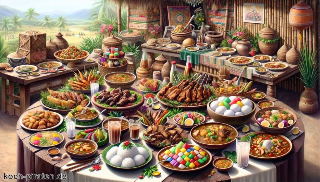 Typisch philippinisches Essen - traditionelle philippinische Gerichte