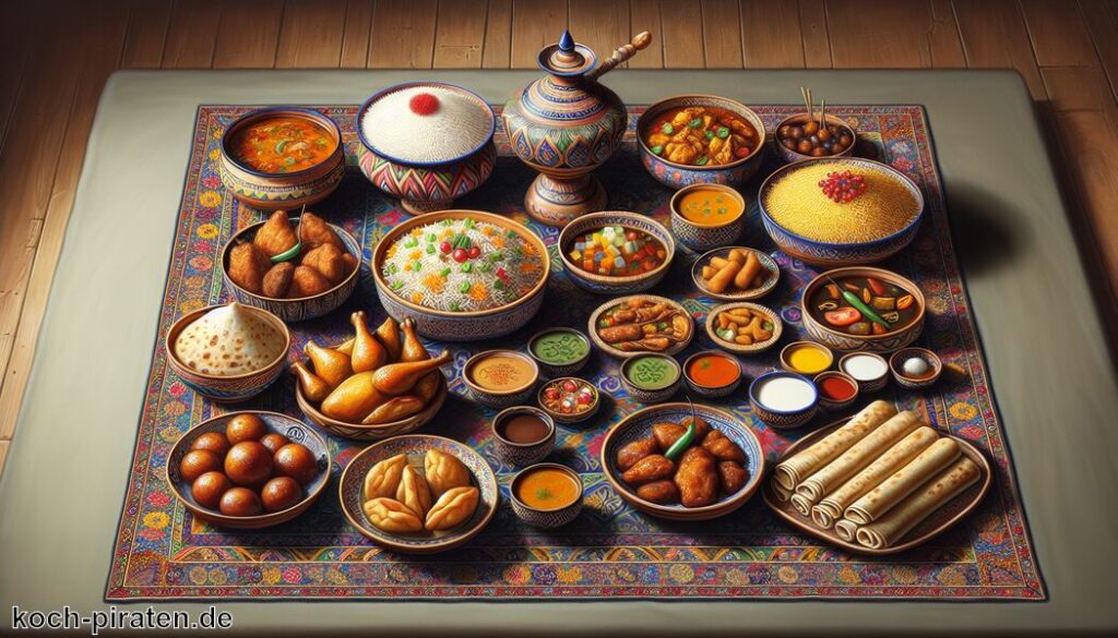 Typisch pakistanisches Essen - traditionelle pakistanische Gerichte