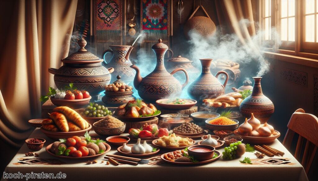 Typisch kasachisches Essen - traditionelle kasachische Gerichte