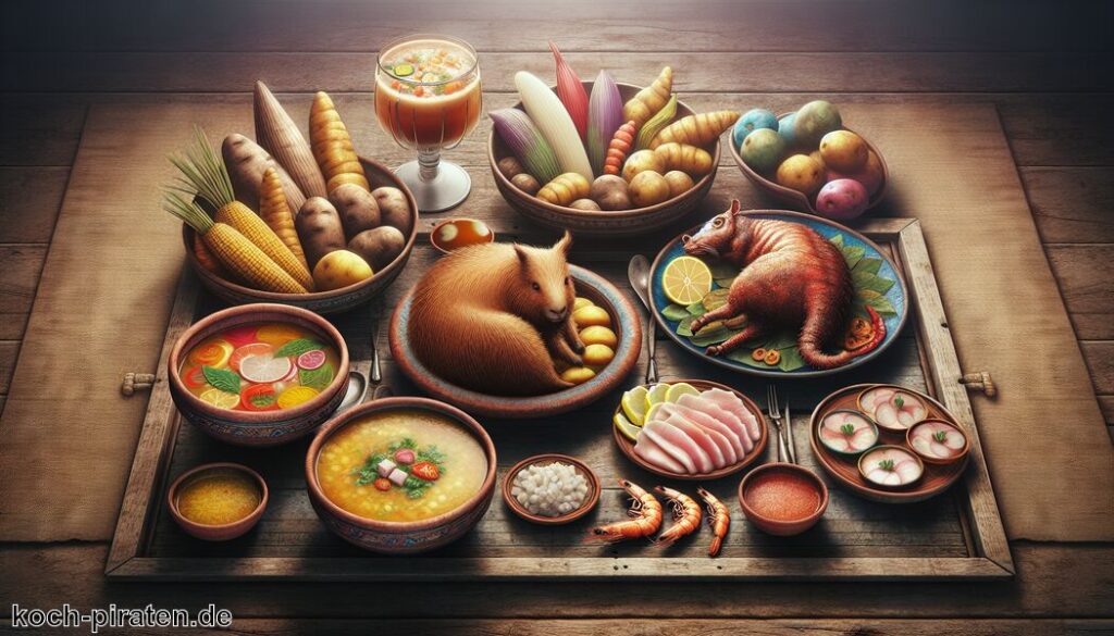 Typisch ecuadorianisches Essen - traditionelle ecuadorianische Gerichte