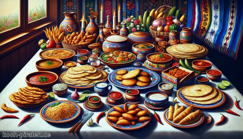 Typisch salvadorianisches Essen - traditionelle salvadorianische Gerichte