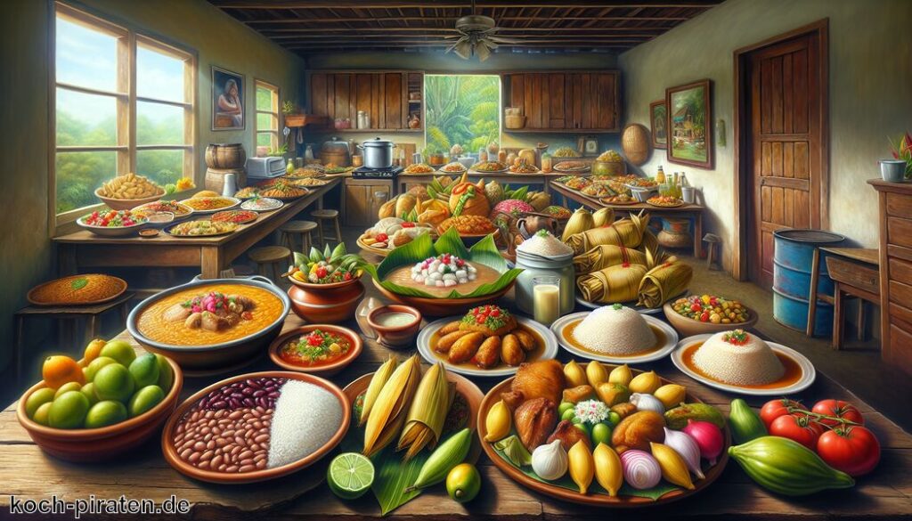 Typisch costa-ricanisches Essen - traditionelle costa-ricanische Gerichte