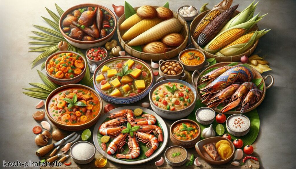 Typisch mosambikanisches Essen - traditionelle mosambikanische Gerichte