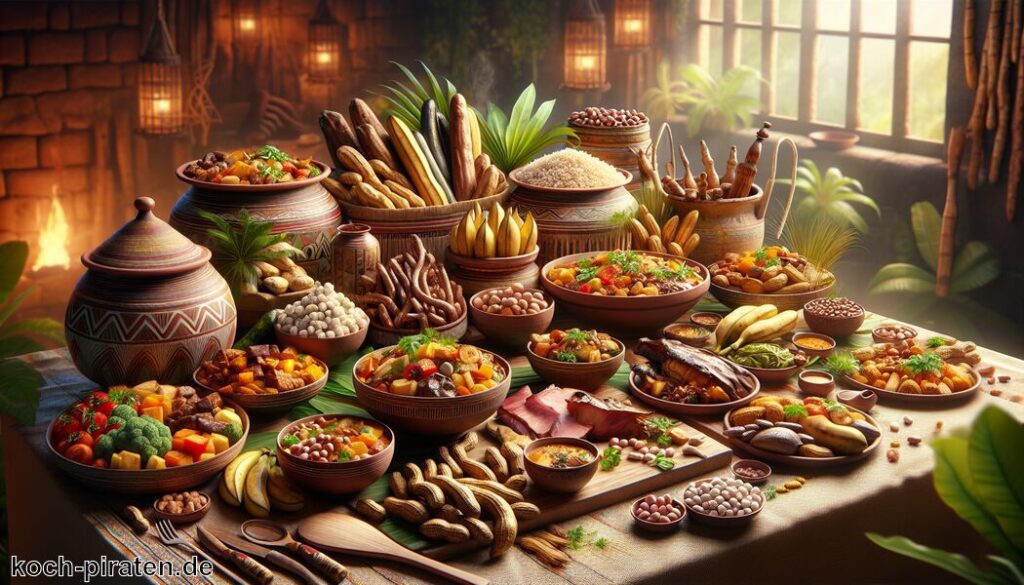 Typisch kongolesisches Essen - traditionelle kongolesische Gerichte