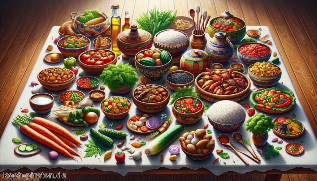 Typisch nigerisches Essen - traditionelle nigerische Gerichte