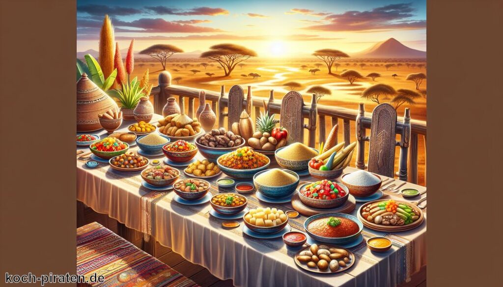 Typisch tschadisches Essen - traditionelle tschadische Gerichte
