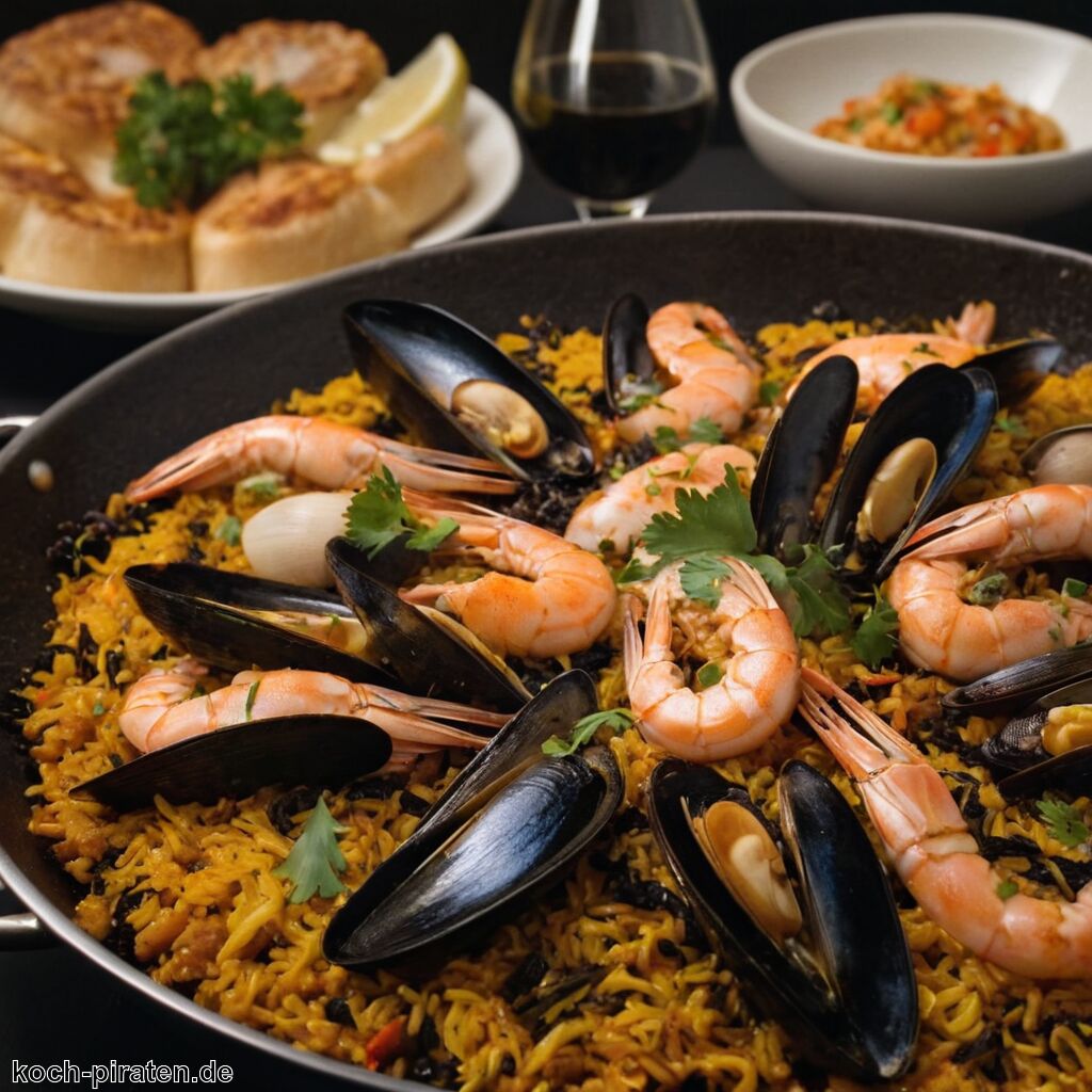 Paella Negra Rezept» Genuss aus dem Mittelmeer