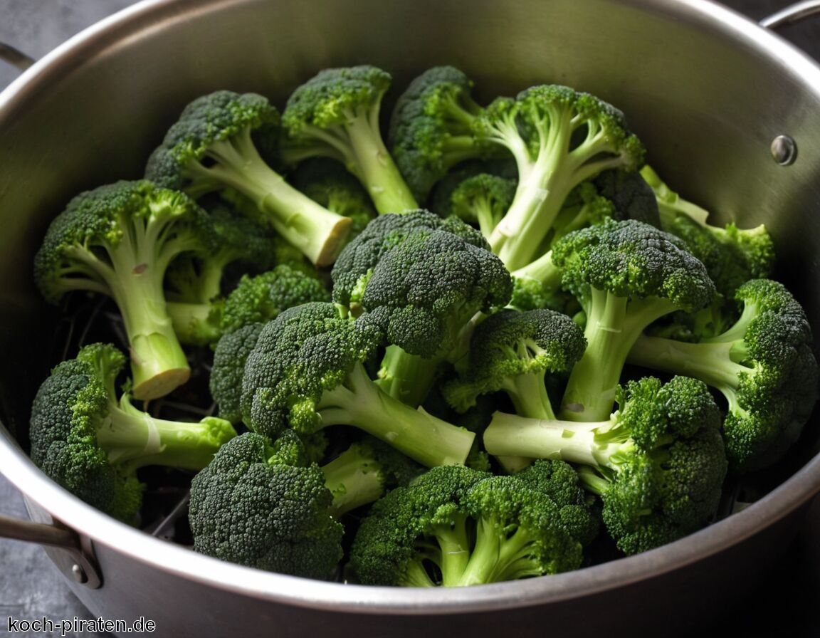 So gelingt das Dampfgaren des Brokkolis - Brokkoli kochen, dünsten oder in der Pfanne zubereiten