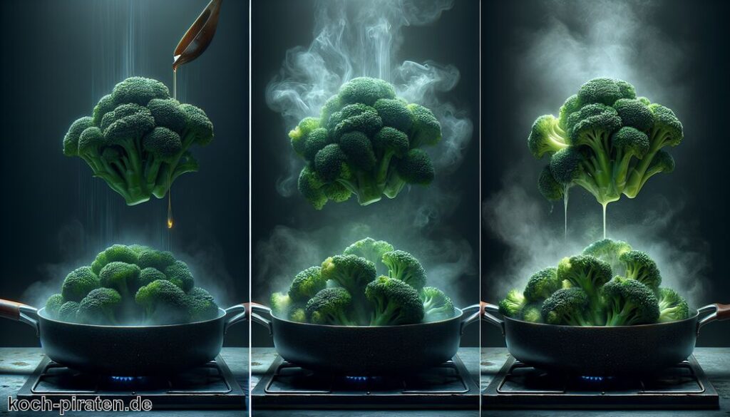 Brokkoli kochen, dünsten oder in der Pfanne zubereiten